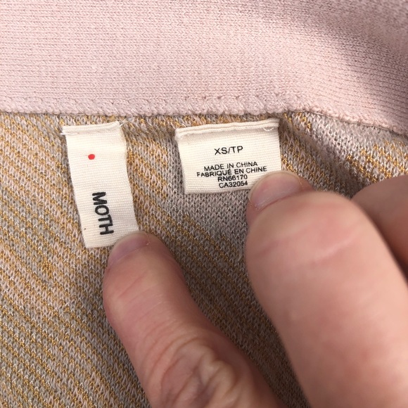 Anthropologie Moth boho strapless peplum top! - Picture 7 of 8